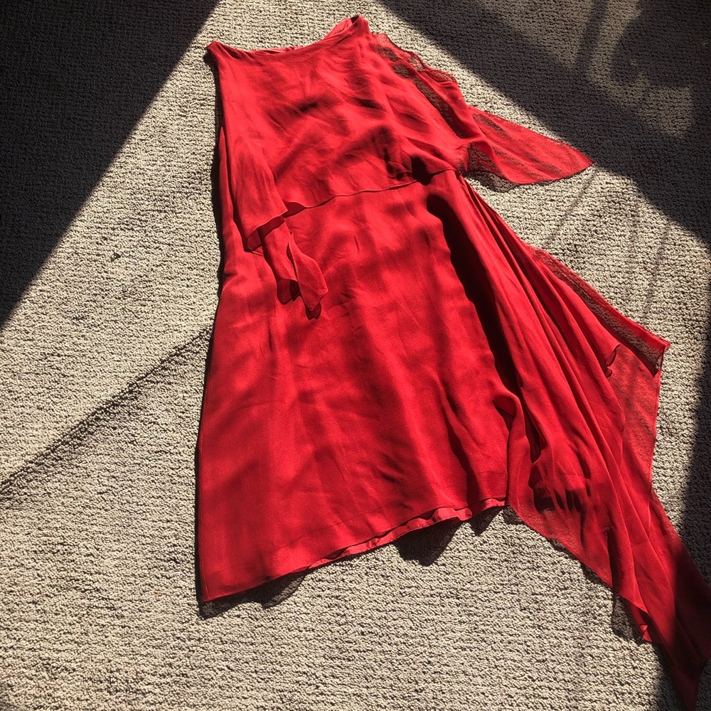 Beautiful all silk Morgan La Fey dress